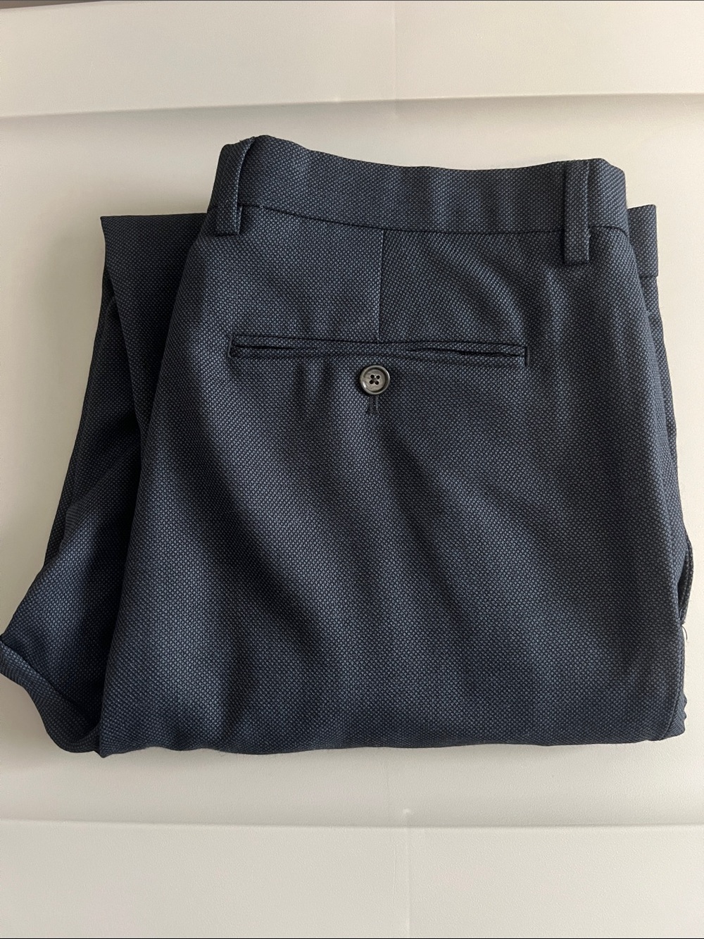 Banana Republic Tailored Slim Fit Wool Pant Size 35